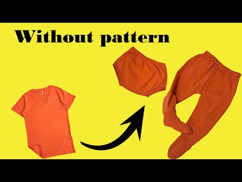 Upcycle Your Old T-Shirts: No-Pattern Sewing Tutorial for Baby Clothes