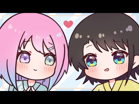 【手描き】イチャイチャが止まらないスバルーナ【大空スバル/姫森ルーナ/尾丸ポルカ/ホロライブ】