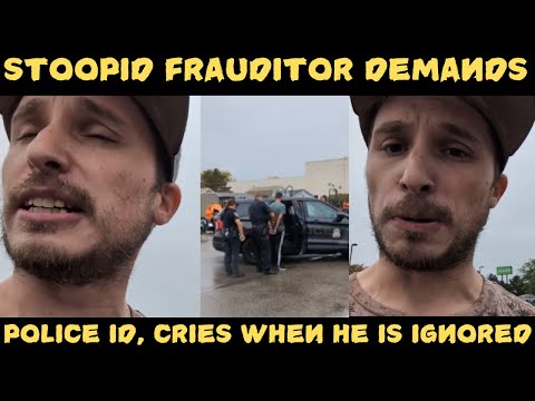 Stoopid Frauditor Demands Police ID, Gets Ignored, and Throws a Fit—HAHAHA!