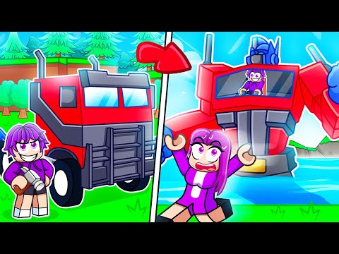 Building a TRANSFORMER CAR in Roblox Build a Boat…