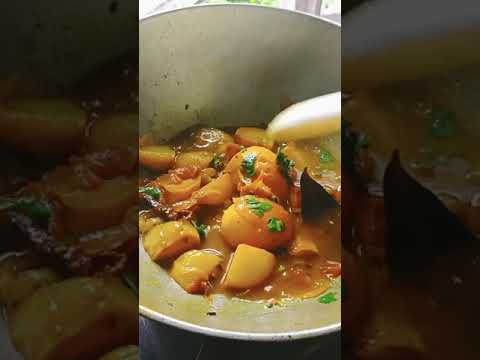 Ande Aloo Curry // Egg Curry #shorts #youtubeshort #shortvideo #short