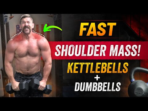 MONSTER Shoulder Routine [Kettlebells + Dumbbells] | Coach MANdler