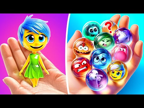 Inside Out 2 ASMR Challenge! Help Joy Calm Down Anxiety! Amazing Fidget Toys Crafts And DIYs