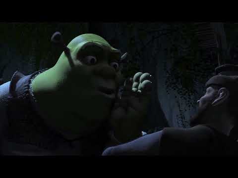 Shrek whispers to his little mammas