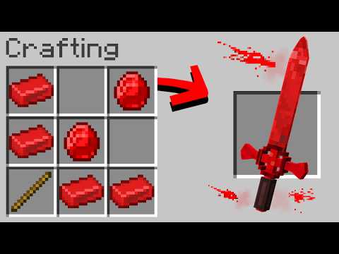 Minecraft, But You Can Craft a Blood Sword