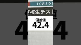 偏差値43から慶應に逆転合格した人の模試 (現役編) #shorts