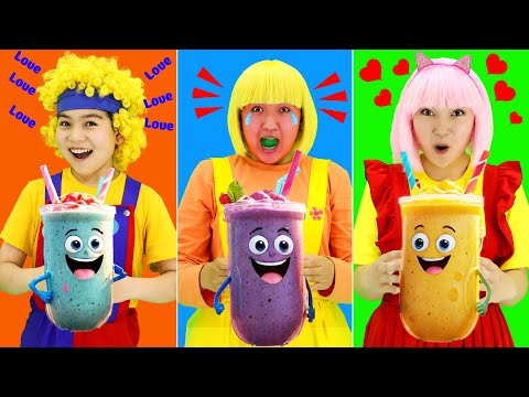 Sing-Along🥤 Nursery Rhymes for Kids with Colorful Smoothie Characters