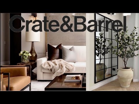 CRATE & BARREL SUMMER 2024 HOME DECOR FURNITURE |  BEAUTIFUL FLORALS & OUTDOOR