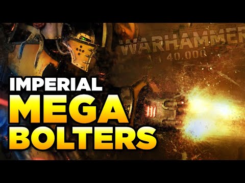 40K - IMPERIAL MEGA-BOLTERS (imagine an A-10 but x2) | Warhammer 40,000 Loregear