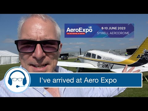 I've arrived at Aero Expo