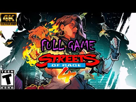 Streets of Rage 4 - Full Playthrough (1P Story Mode, All SoR4 Characters)