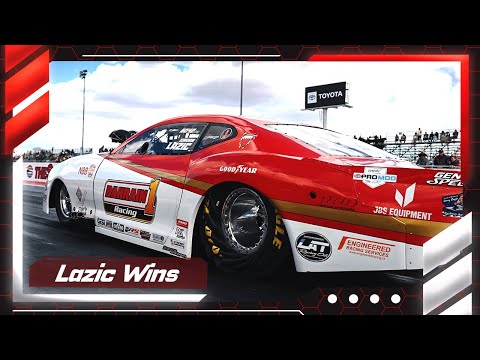 Jordan Lazic wins Pro Mod at the Ford Performance NHRA Nationals