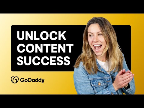 GoDaddy Course Intro: Build Your Content Strategy