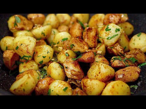 Only 3 Ingredient |  Garlic Chicken and Potatoes | Chicken Breast Potato Recipe