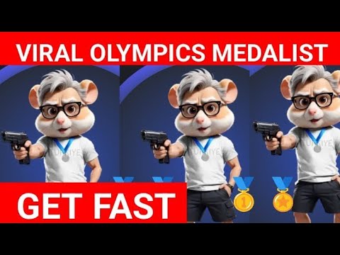 MUST HAVE!! 😳 Hamster Kombat Skin To Get Right Now Olympic Medalist 🏅Get Fast 🏃🏾