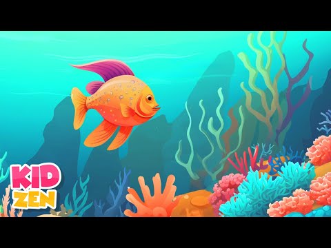 12 Hours of Relaxing Baby Music: Colors of Coral Reef | Piano Music for Kids | Baby Sleep Music