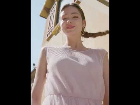 Vero Moda2019夏季新款渐变色两件套网纱百褶连衣裙 31927A538 tmall com天猫