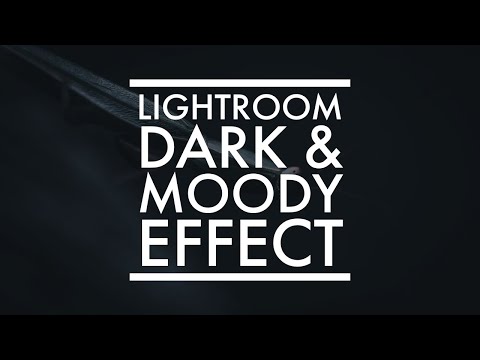 How to edit photos in Lightroom - Free dark and moody preset - Lightroom Tutorial