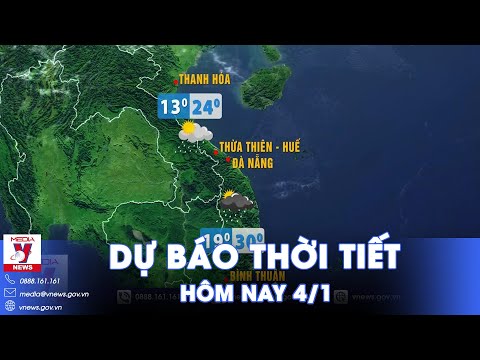 Dự báo thời tiết mới nhất hôm nay 4/1. Bắc Bộ lạnh, Trung Bộ mưa rào, Nam Bộ nắng gián đoạn - VNews