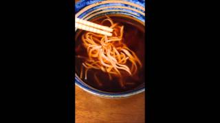 大豆麺ソイドルと低糖質つゆで蕎麦を作って食べた感想【動画】