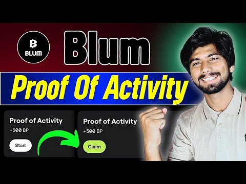 Blum airdrop update | Proof of Activity Task, blum listing