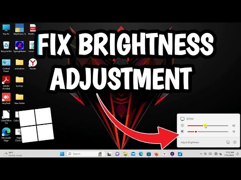 Brightness Adjustment Not Working Fixed Problem !