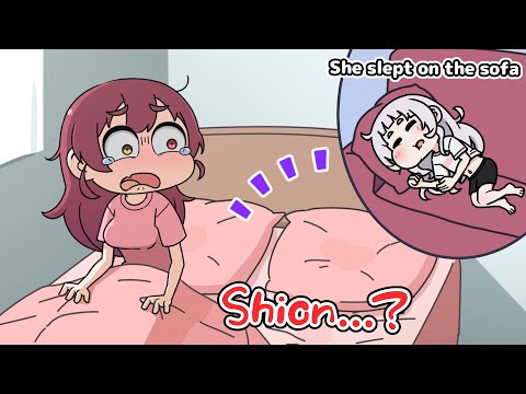 Shion wasn’t in the bed when Marine woke up…【Hololive Animation｜Eng sub】