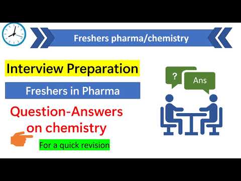 Chemistry interview question answer for fresher | Pharma interview question and answers for freshers