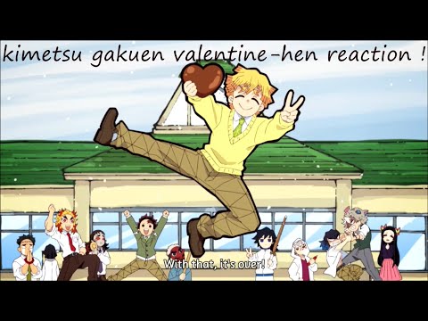 DEAD GUY SEAGULL LAUGHS~kimetsu gakuen valentine-hen(demon slayer) reaction!ft.a crusty hoe(ALL EPS)