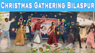 Christmas Gathering Bilaspur 2024 // 4K Dance Video 📸 // St. Vincent Palloti Church Bilaspur