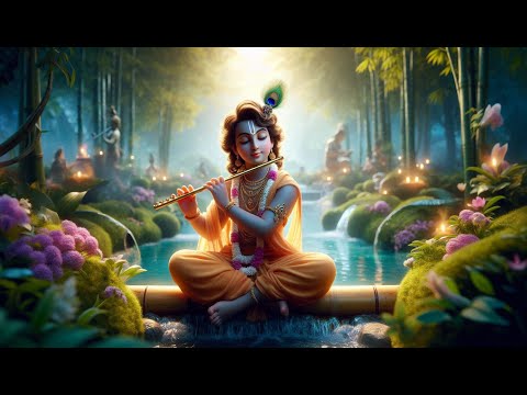 lord krishna flute || Deep Relaxing Music , Sleep Music , Meditation Music, Study, Calming Music