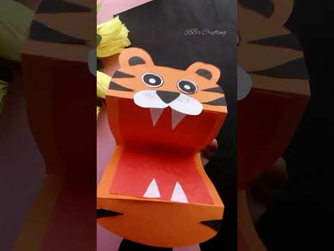 Easy Paper Cat😺| Paper Craft for kids| #shorts