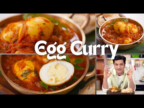 सबसे टेस्टी अण्डा मसाला साउथ इंडियन स्टाइल | Egg Roast Masala | Dhaba Style Egg Curry | Kunal Kapur