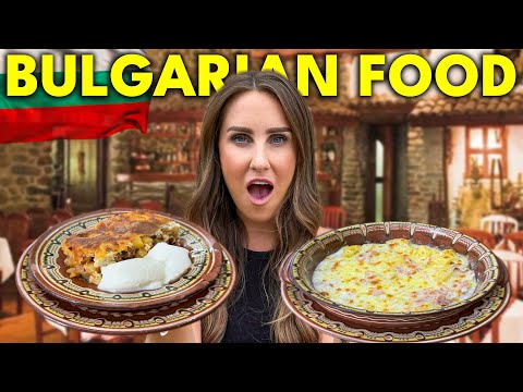 Is BULGARIAN FOOD Good? Trying the BEST Bulgarian FOOD! Veliko Tarnovo