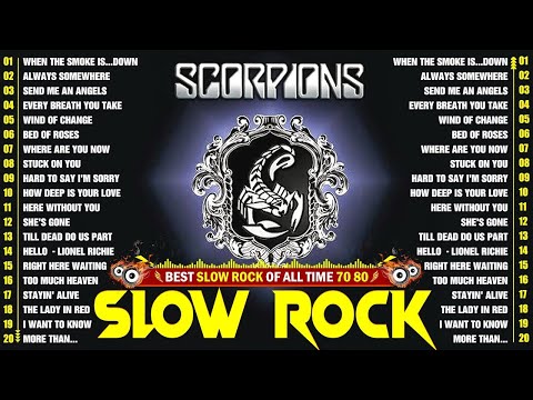 Scorpions, GnR, Bon Jovi, Metallica, John Denver, Dido  Slow Rock Songs 70s 80s Full Album