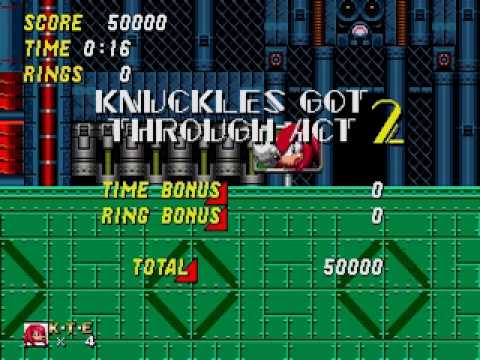 Sonic 2 & Knuckles - Metropolis Zone 2 speed run exploit