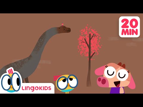 BABY BOT knows DINOSAURS 🦖 + More Cartoons for Kids | Lingokids