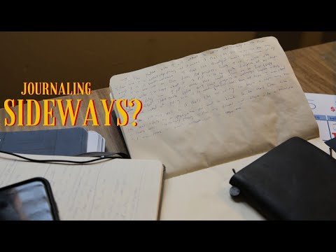 journaling sideways changes EVERYTHING