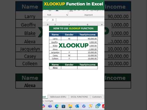 How to use XLOOKUP function in excel #shorts #exceltips #exceltricks