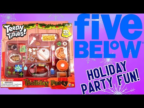 Let's Party! | Teeny Tinies Teeny Holiday Party | 5 Below Toys | Adult Collector Review