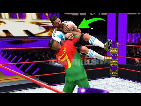 CR7 VS Messi🫨| WWE 2K24 LIVE🔴