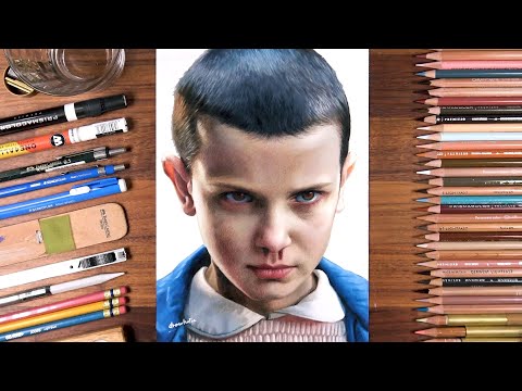 Drawing Stranger Things: Eleven (Millie Bobby Brown)