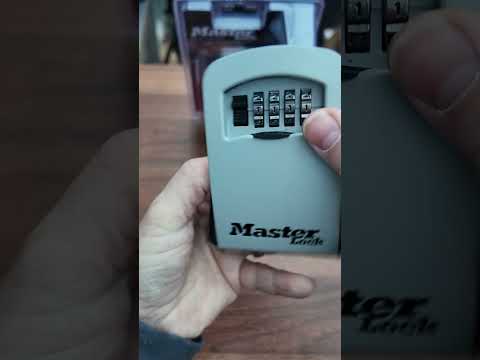 Key Safe Code Change Demo #keysafe #masterlock