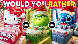 Would You Rather - Build Your Dream House 🏠✨🎄 Christmas Edition | Daily Quiz