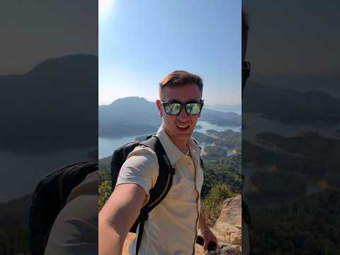 Thousand islands viewpoint in Hong Kong