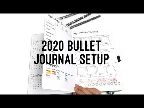 2020 Bullet Journal Setup - Archer & Olive