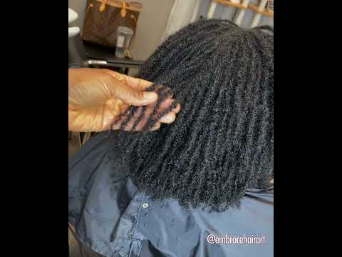 Microlocs Journey over 30 weeks almost 1 year old