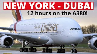 Emirates Airbus A380✈️ | New York-Dubai |12h on Emirates A380 economy class |Full trip report