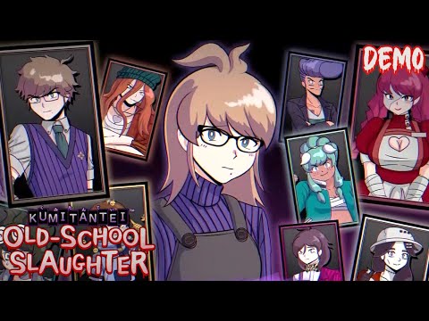 DANGANRONPA MEETS RETRO ANIME!? - Let's Play - Kumitantei: Old-School Slaughter - DEMO