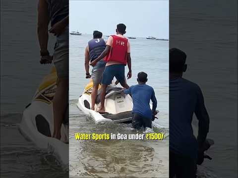 Water Sports in #Goa 😍 | Jetski,Para Ceiling , Bumper Ride in Goa | Goa Tourism  #shorts #Viral